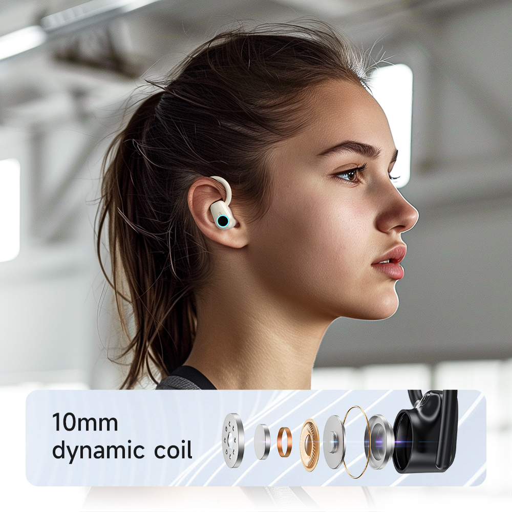 Auricolari wireless Bluetooth 5.3 HOCO EQ8 con display