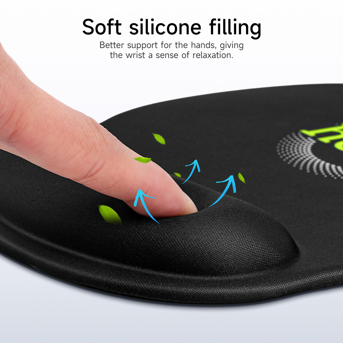 Mouse con poggiapolsi ergonomico HOCO GM30, comodo