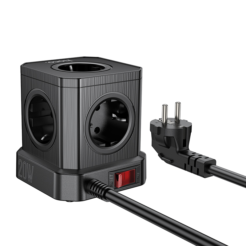 Multipresa HOCO PD20W con spina EU/GER e 5 prese CA 3