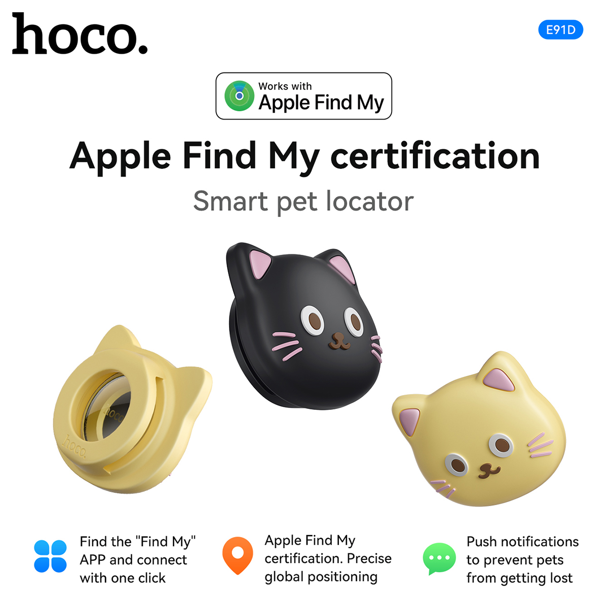 Localizzatore intelligente HOCO con custodia