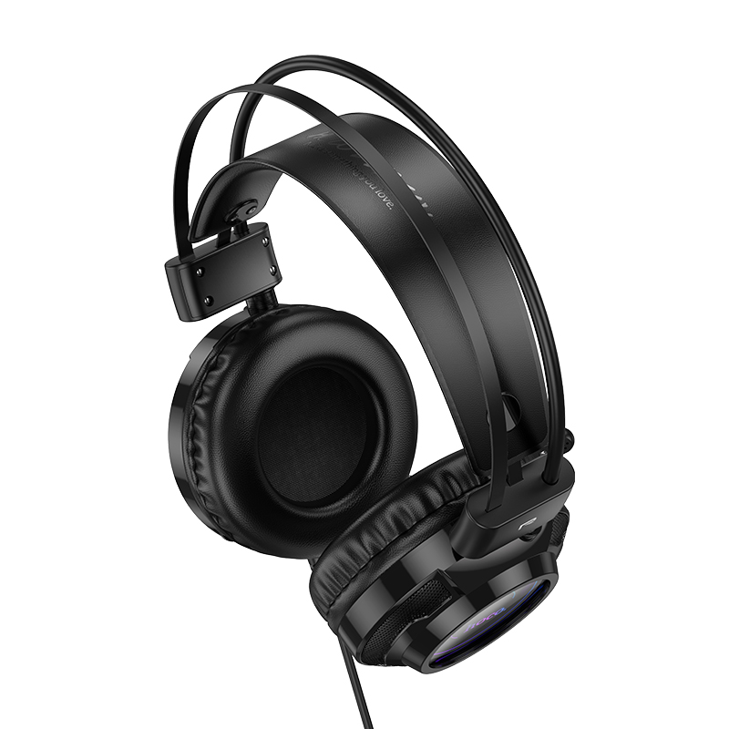 Cuffie da gaming cablate HOCO con illuminazione RGB